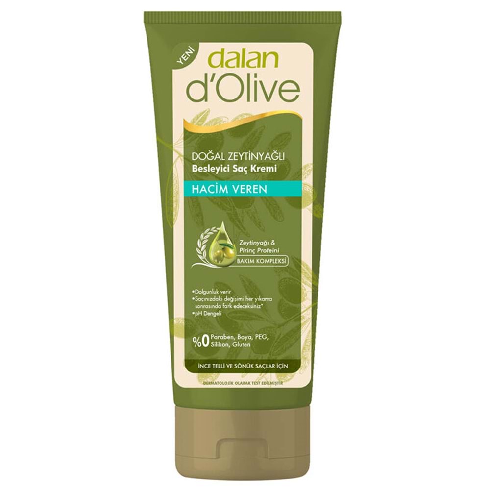 Dalan D'olive Zeytinyağlı Hacim Veren Saç Kremi 200ml