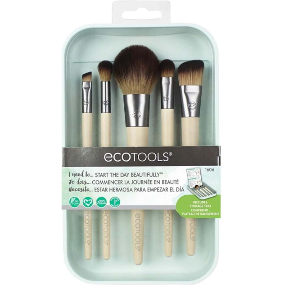 Ecotools Start The Day Makyaj Fırçası Seti
