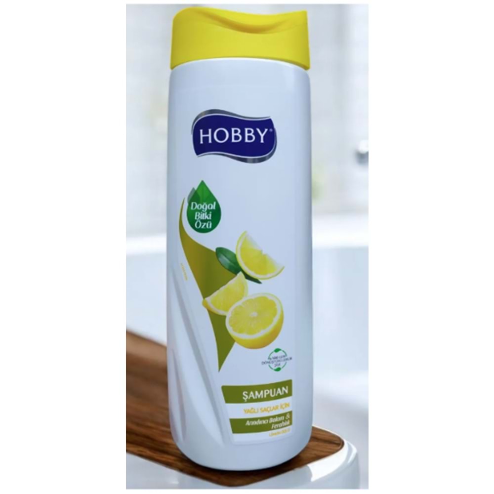 Hobby LİMON ÖZLÜ Şampuan 500ml Doğal Bitki Özlü