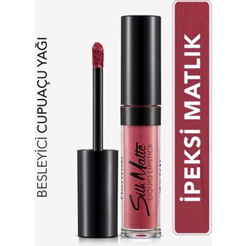 Flormar Silk Matte Likit Ruj 05 Autumn Timber