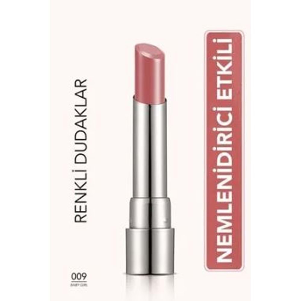Flormar Nemlendirici Parlak Ruj- Sheer Up Lipstick - 009 Baby Girl