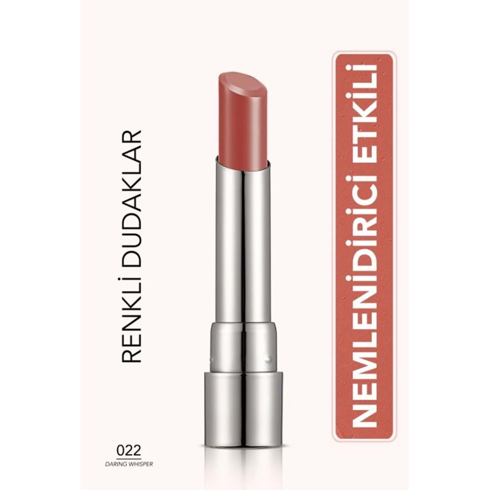 Flormar Nemlendirici Parlak Ruj- Sheer Up Lipstick - 022 Daring Whisper