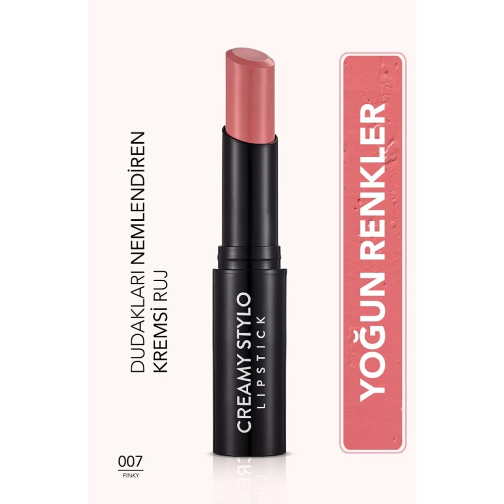 Flormar Yarı Parlak Stick Ruj Pinky 007