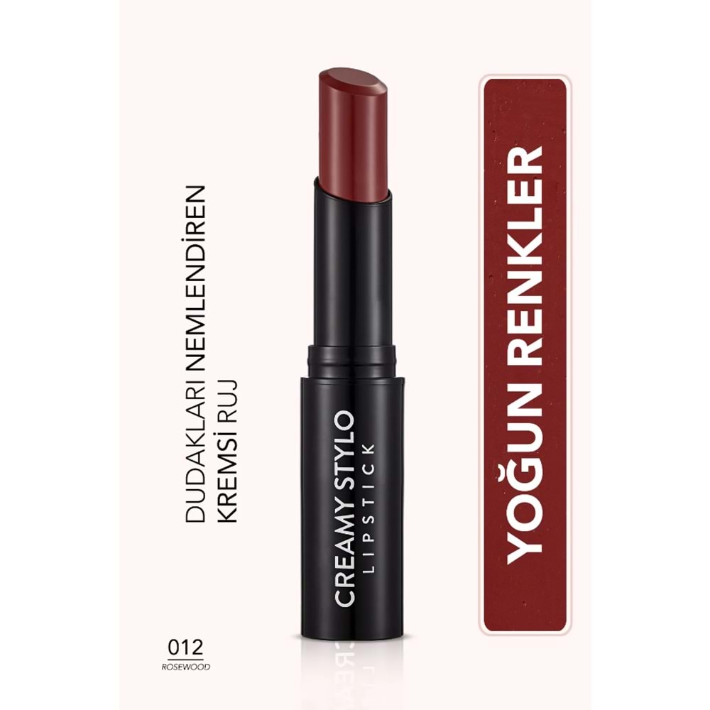 Flormar Yarı Parlak Stick Ruj Creamy Stylo Lipstick 012