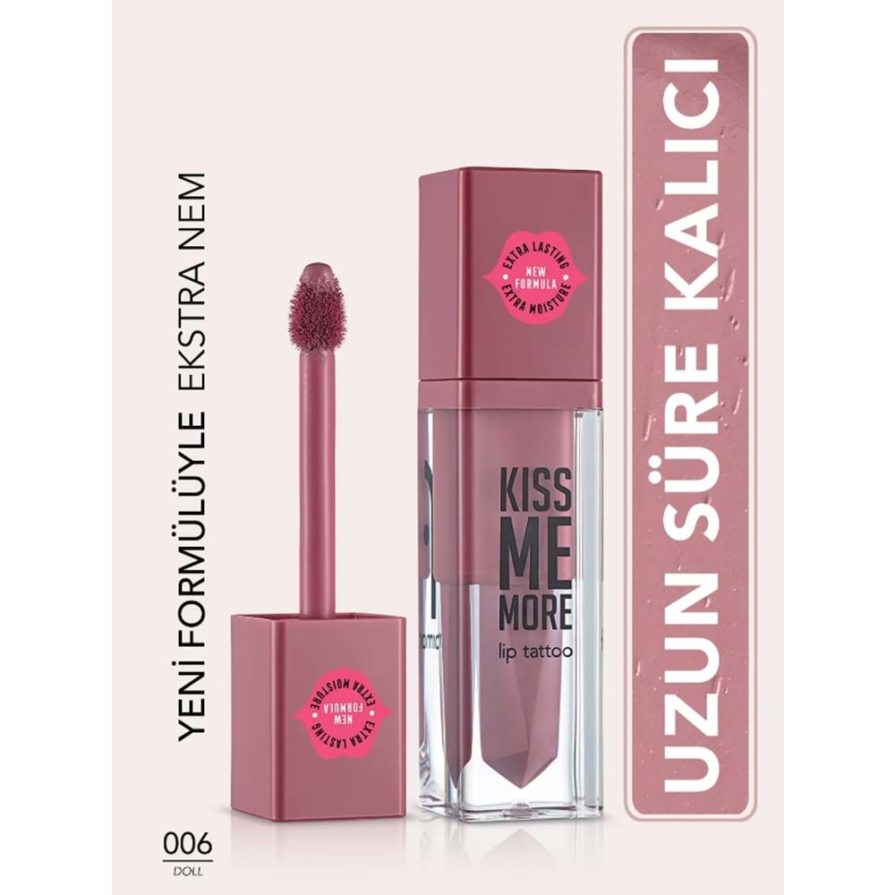 Flormar Kiss Me More Lip Tattoo 006 Doll