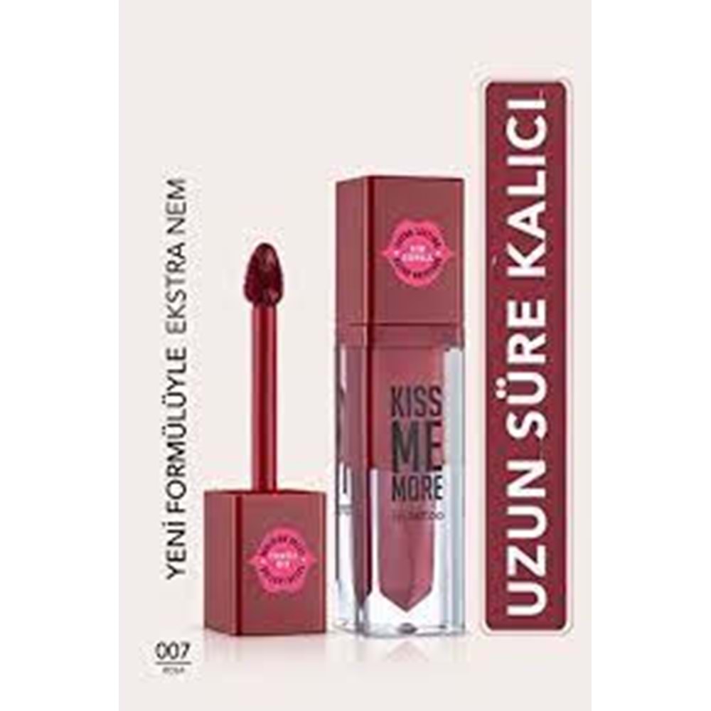 Flormar Mat Ruj - Kiss Me More-007 Rosa