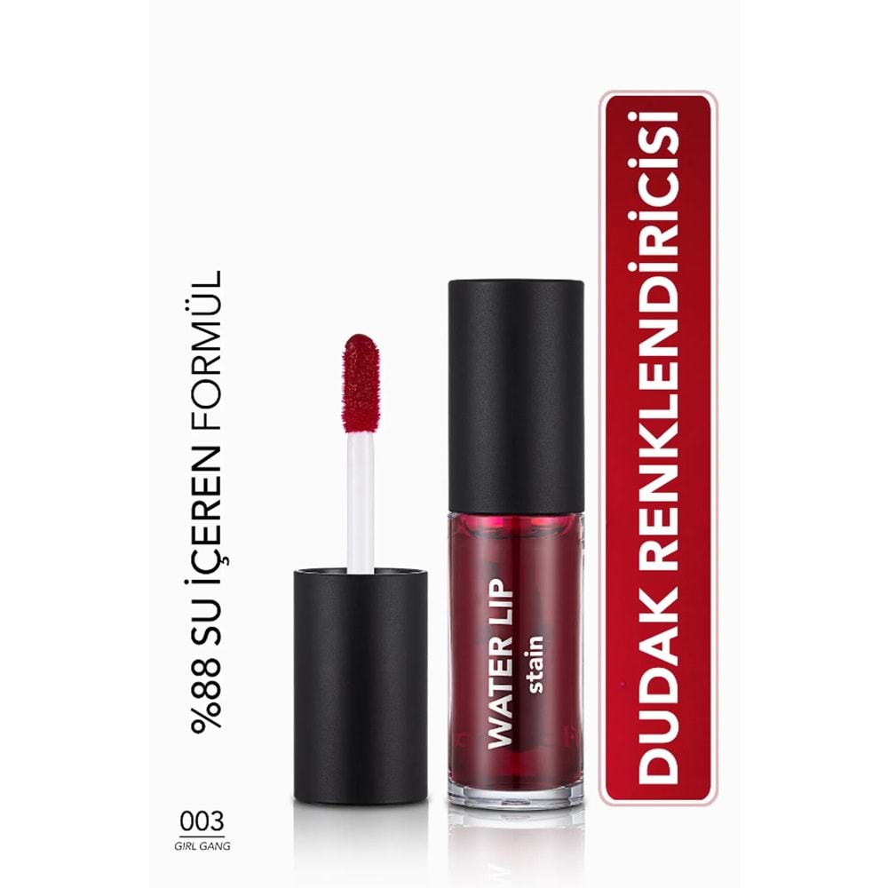 Flormar Kalıcı Mat Dudak Tint'i Mor Water Lip Stain 003