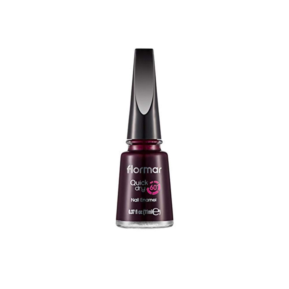 Flormar Oje - Quick Dry Nail Enamel Qd21 Blackstar Red