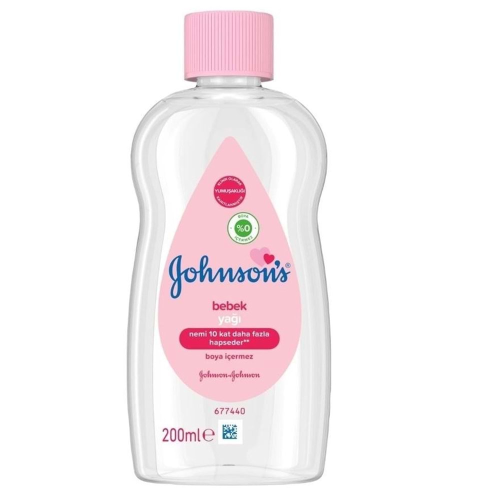 Johnsons Baby Bebek Yağı 200 Ml