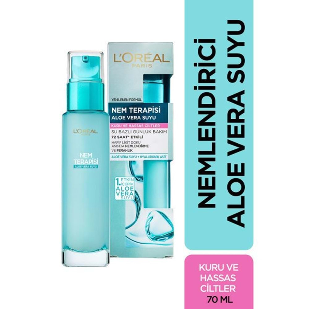 Loreal Paris Paris Nem Terapisi Aloe Vera Su Kuru Hassas Cilt