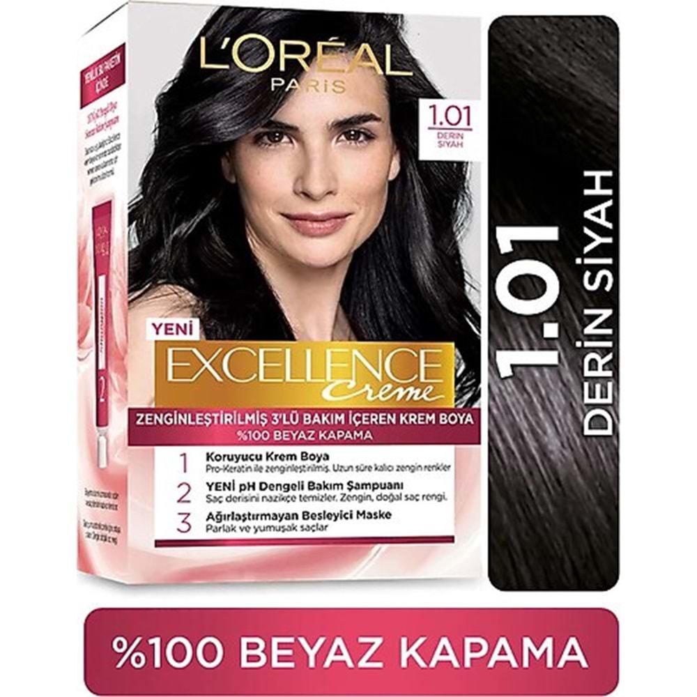 Loreal Paris Excellence Creme 1.01 Deep Pure