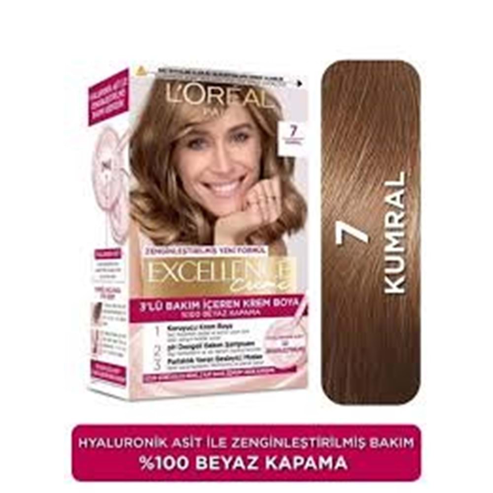 Loreal Paris Excellence Creme 7 Kumral Saç Boyası