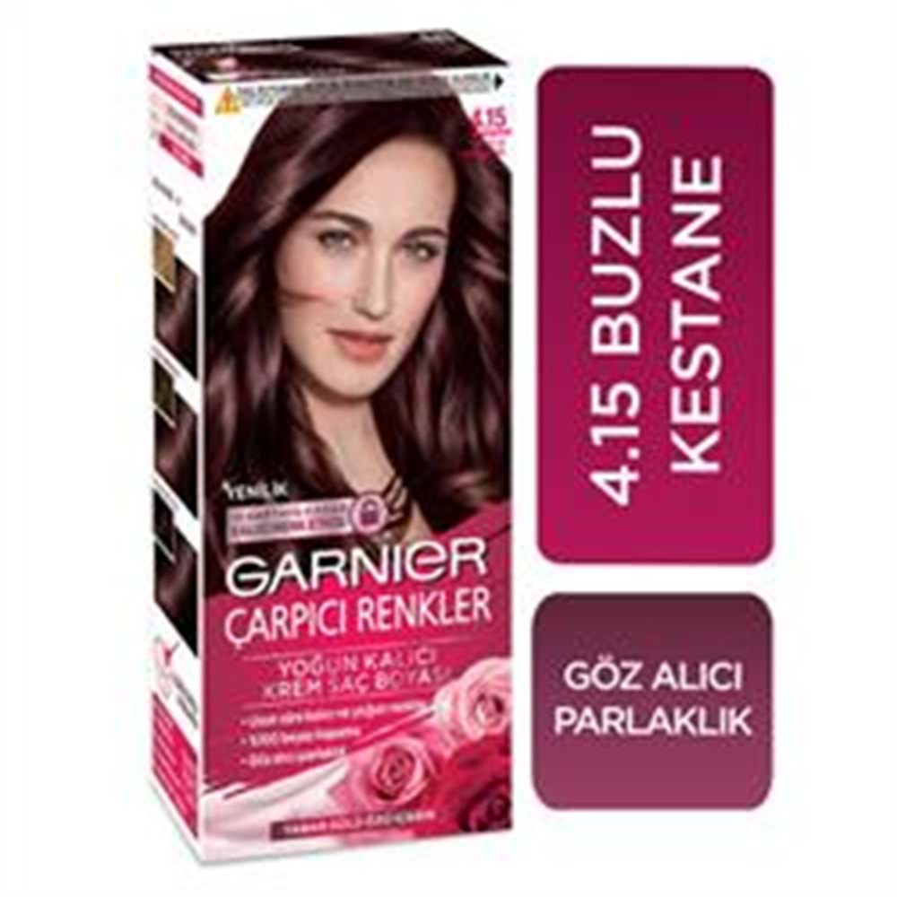 Garnier Çarpıcı Renkler 4.15 Buzlu Kestane