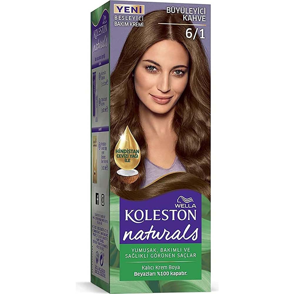Koleston Naturals Saç Boyası 6/1 Büyüleyici Kahve