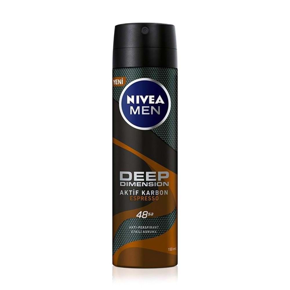 Nivea Nıvea Deep Dimension Espresso Deodorant Erkek 150 ml