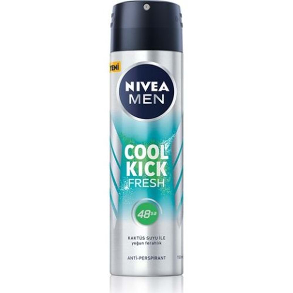 Nivea Men Erkek Sprey Deodorant Cool Kick Fresh 150 ml
