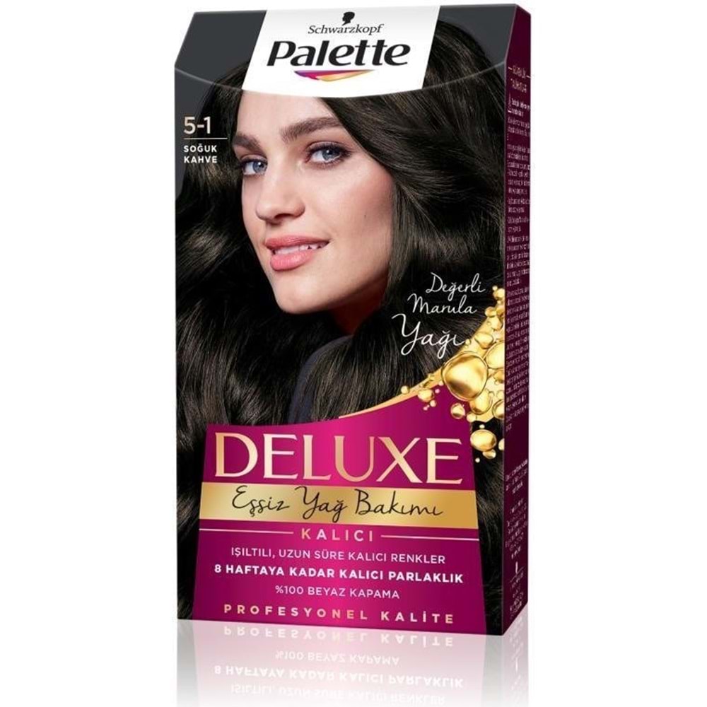 Palette Deluxe Saç Boyası 5-1 Soğuk Kahve