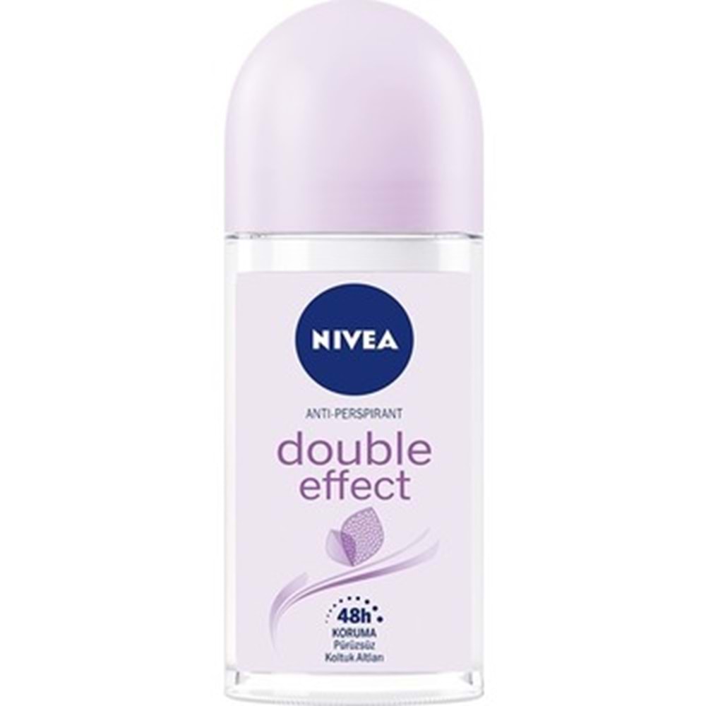 Nivea Double Effect Mor Düşler Roll-On Deodorant 50 Ml Kadın
