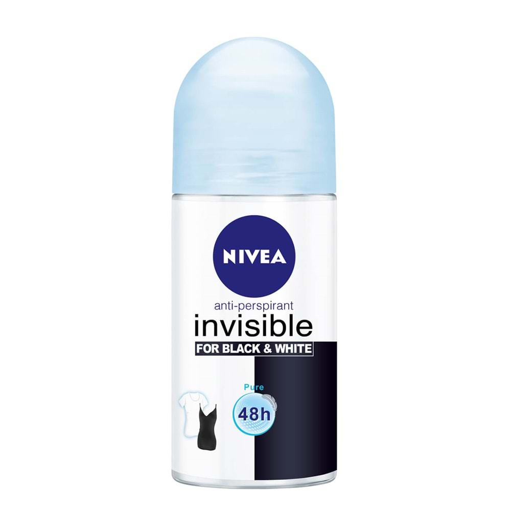 Nivea Nıvea Roll-on Invisible Black&white Pure 50 ml Kadın