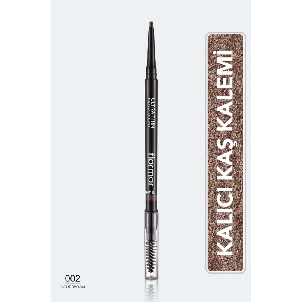 Flormar Kaş Kalemi & Fırçası Ultra Thin Brow Pencil 002