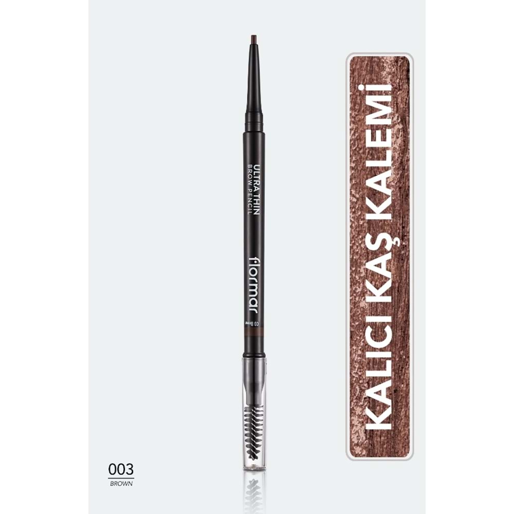 Flormar Kaş Kalemi & Fırçası -Ultra Thin Brow Pencil 003
