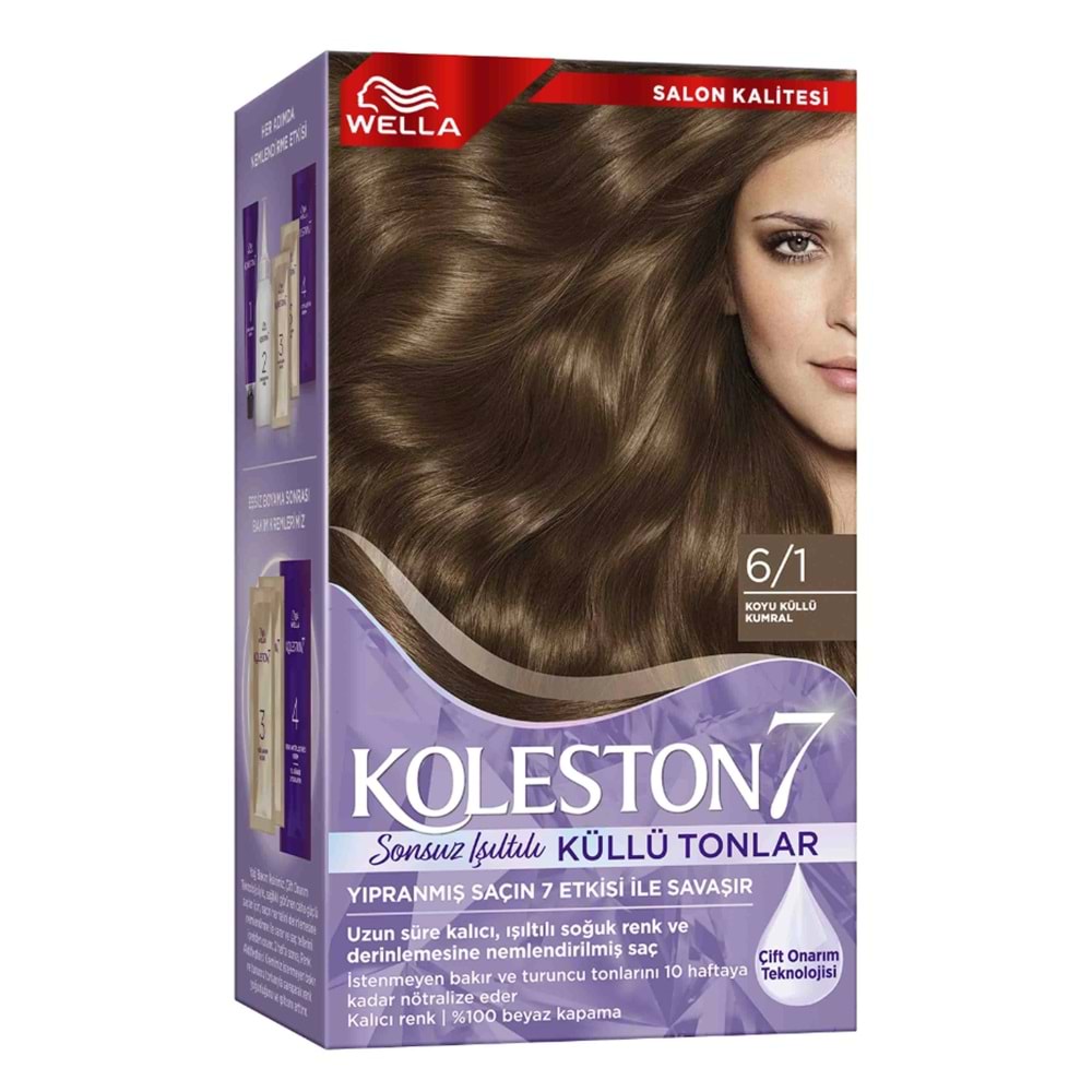 Koleston Supreme Kit 6/1 Koyu Küllü Kumral