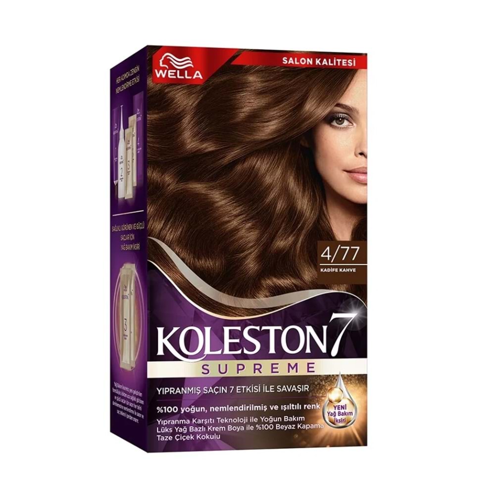 Koleston Supreme Kit 4/77 Kadife Kahve