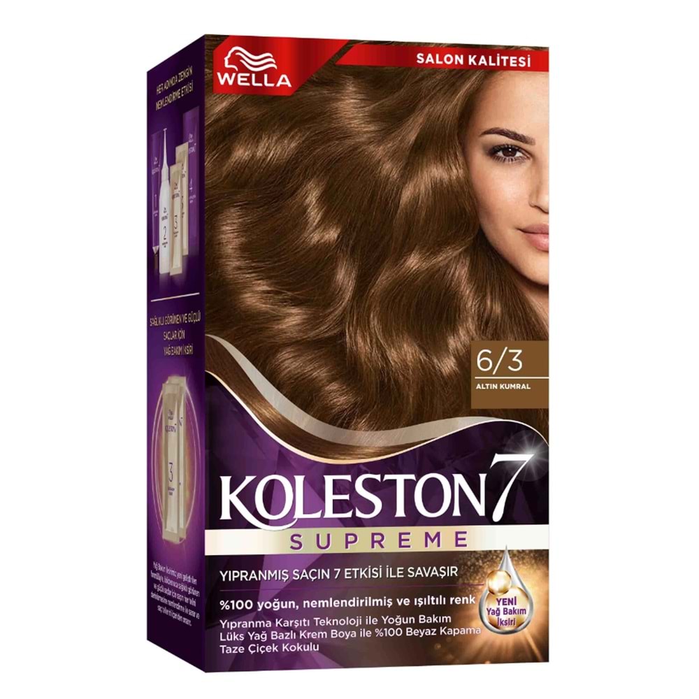 Koleston Supreme Kit 6/3 Altın Kumral