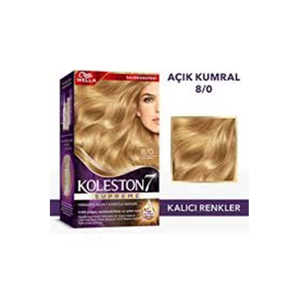 Koleston Supreme Kit 8/0 Açık Kumral