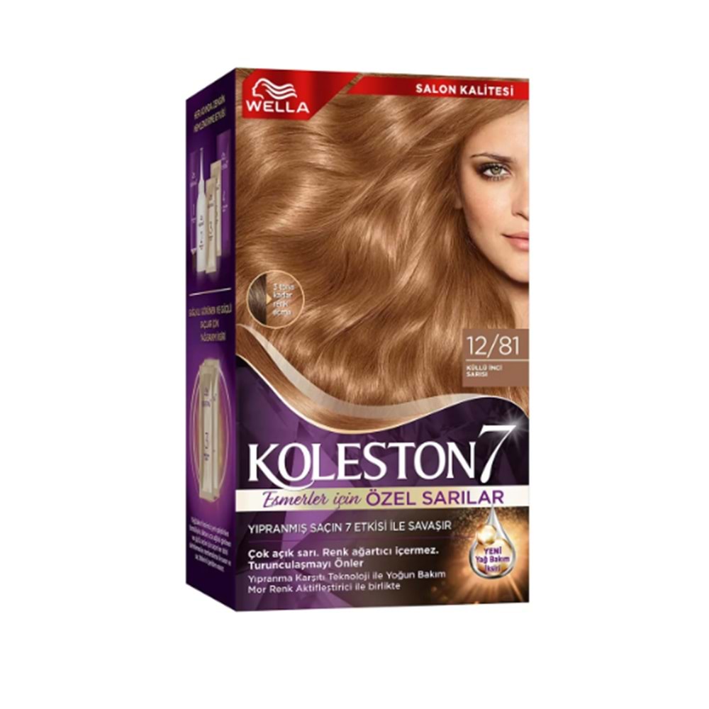 Koleston Supreme Saç Boyası 12/81 Küllü İnci Sarısı