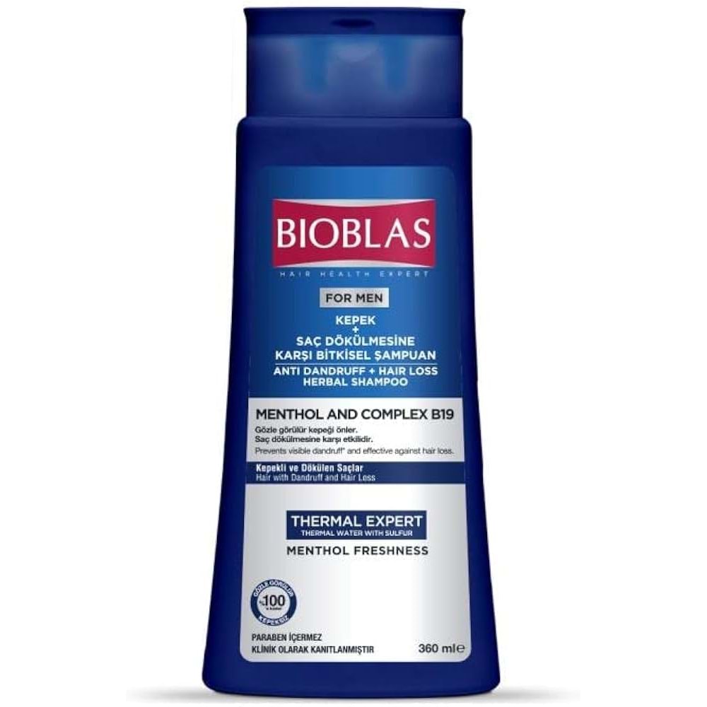Bioblas Men Kepek+Saç Dökülmesine Karşı 360 ml