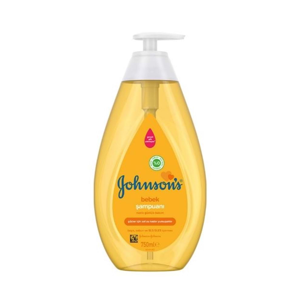 Johnson's Saç Şampuanı & Klasik Göz Yakmayan Hassas Saçlar Ve Bebekler Için 750ml