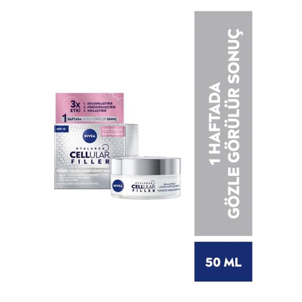 Nivea Cellular Gelişmiş Yaşlanma Karşıtı Gündüz Bakım Kremi 50ml