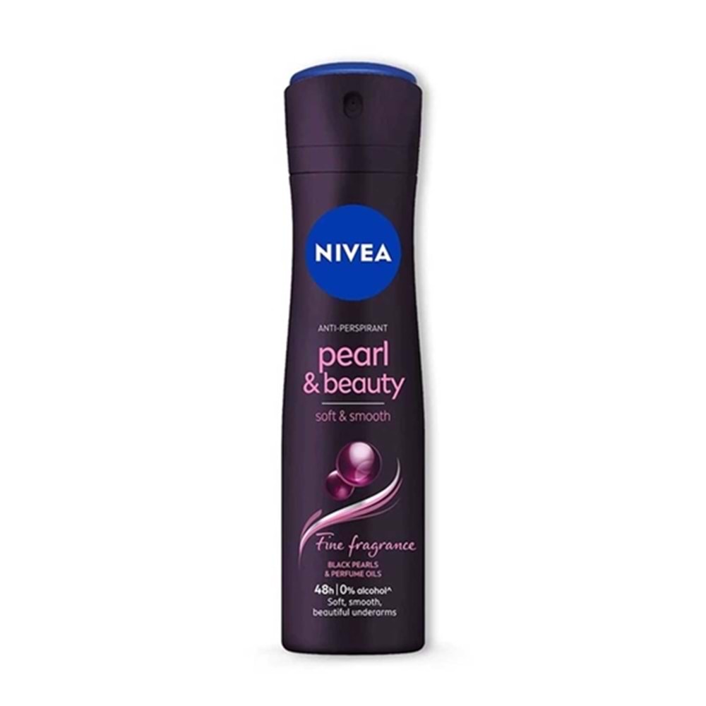 Nivea Kadın Sprey Deodorant Pearl&Beauty Fine Fragrance 48 Saat Anti-Perspirant Koruma 150 ml