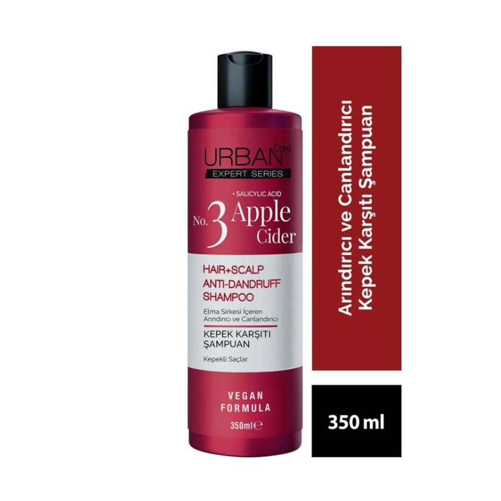 Urban Care No.3 Expert Apple Cider Kepek Karşıtı Şampuan 350 ml