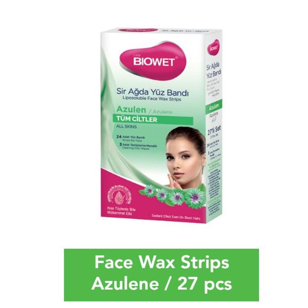 Lady Biowet Sir Ağda Yüz Bandı 27 li Azulen
