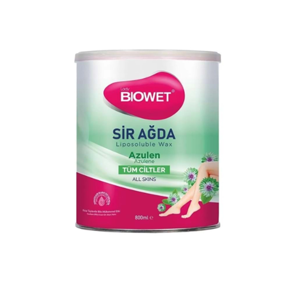 Lady Biowet Biowet Konserve Sir Ağda Normal Ciltler İçin Azulen 800 ml