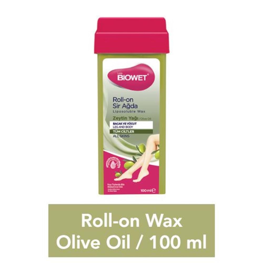 Lady Biowet Roll-On Sir Ağda Zeytinyağı 100 Ml