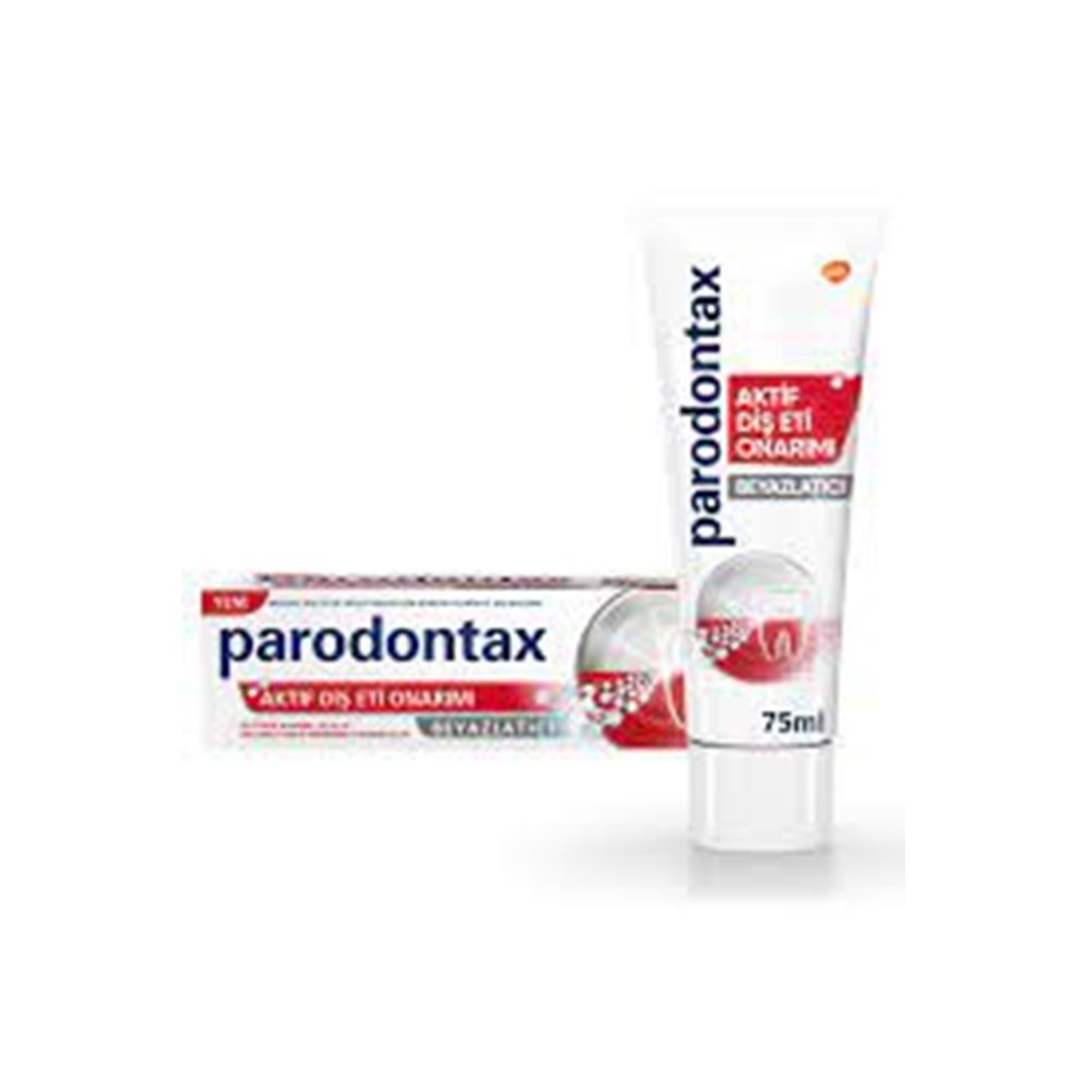 Parodontax Aktif Diş Eti Onarımı Ferahlık + Beyazlatıcı Diş Macunu 75 ml