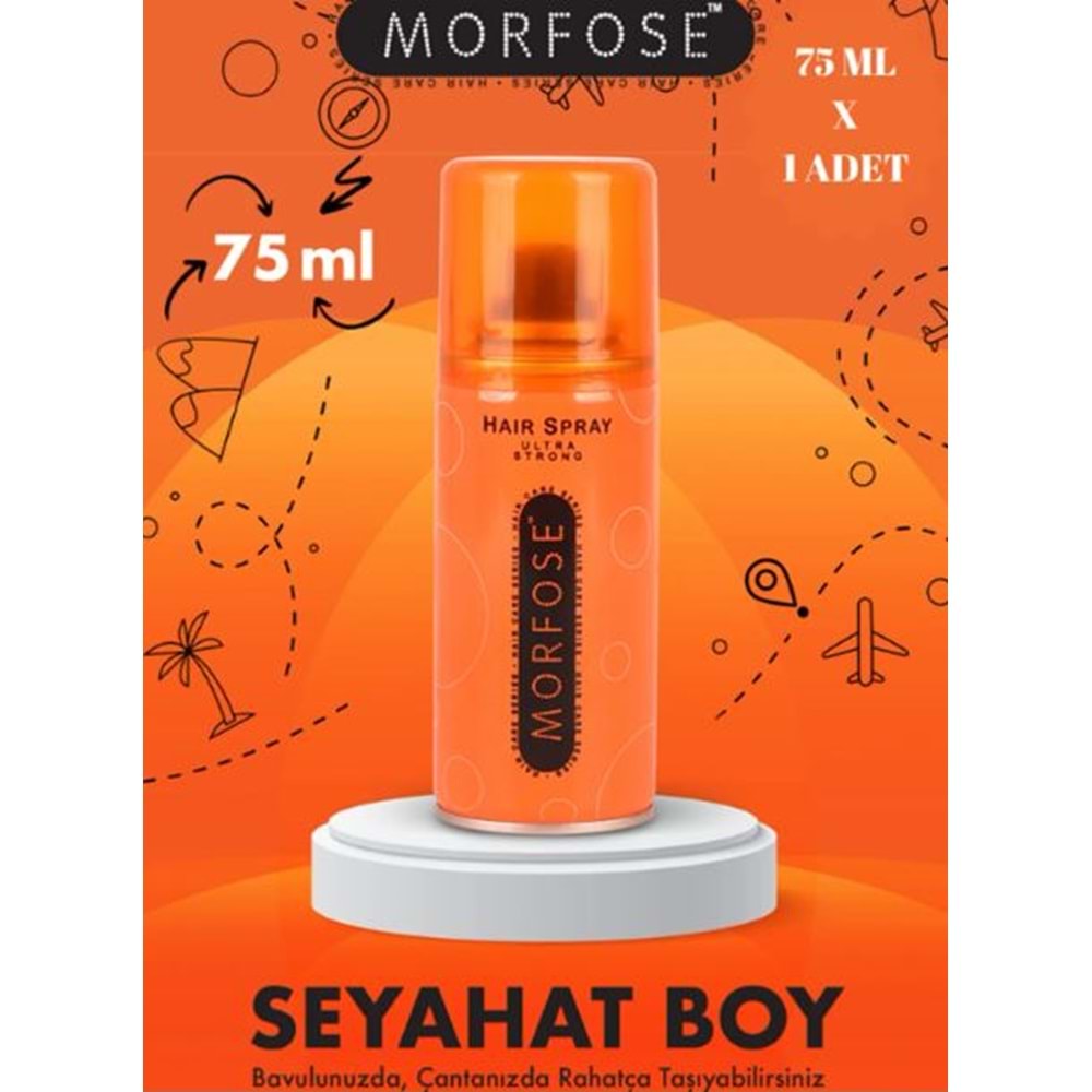 Morfose Seyahat Boy Ultra Strong Saç Spreyi 75 Ml