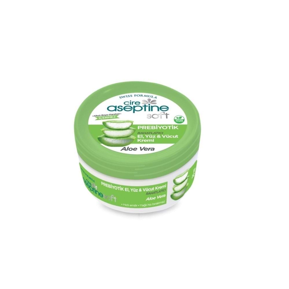 Cire Aseptine Soft Aloe Vera Prebiyotik Nemlendirici Bakım Kremi 30 ml