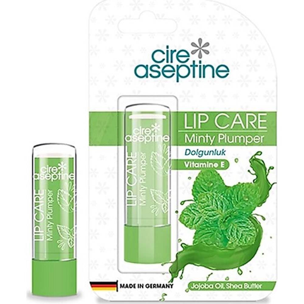 Cire Aseptine Minty Plumper Dolgunlaştırıcı Dudak Bakım Kremi