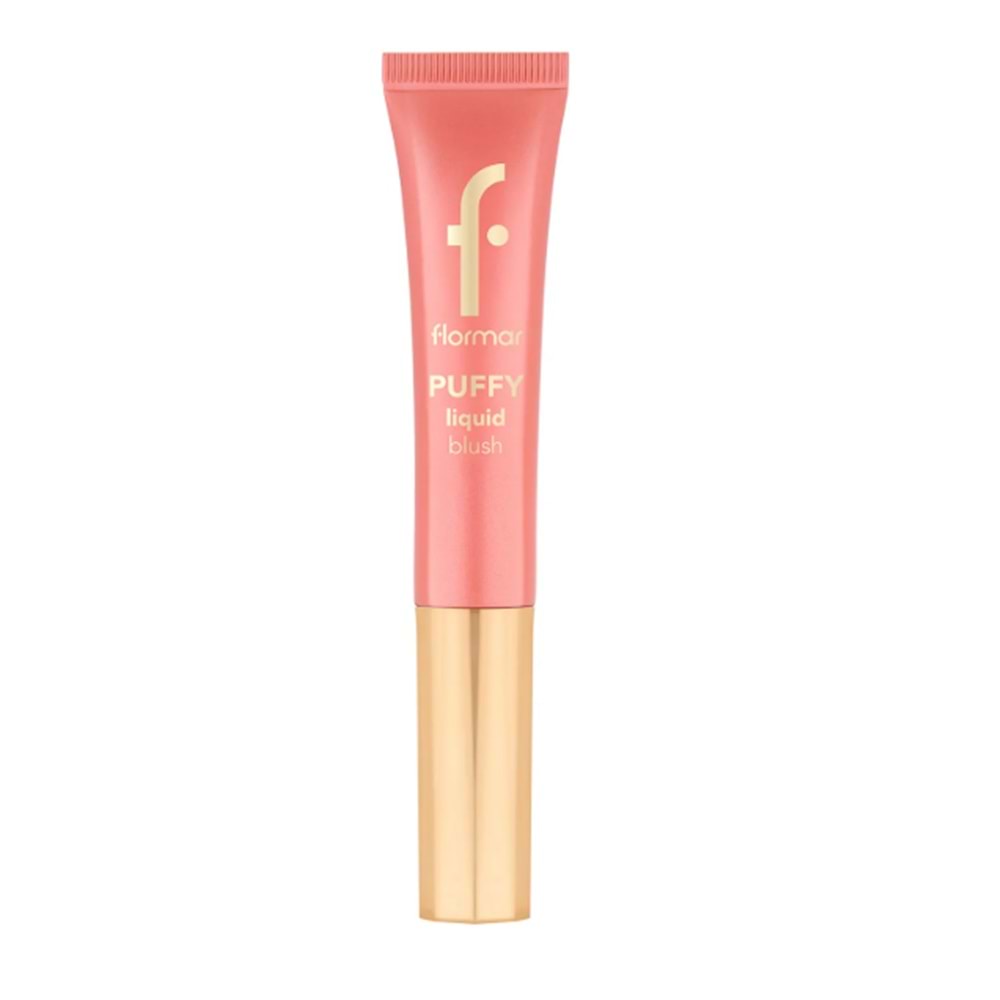 Flormar Puffy Nemlendirici Etkili&Parlak Bitişli Sünger Aplikatörlü Likit Allık-001 Pinky Glow