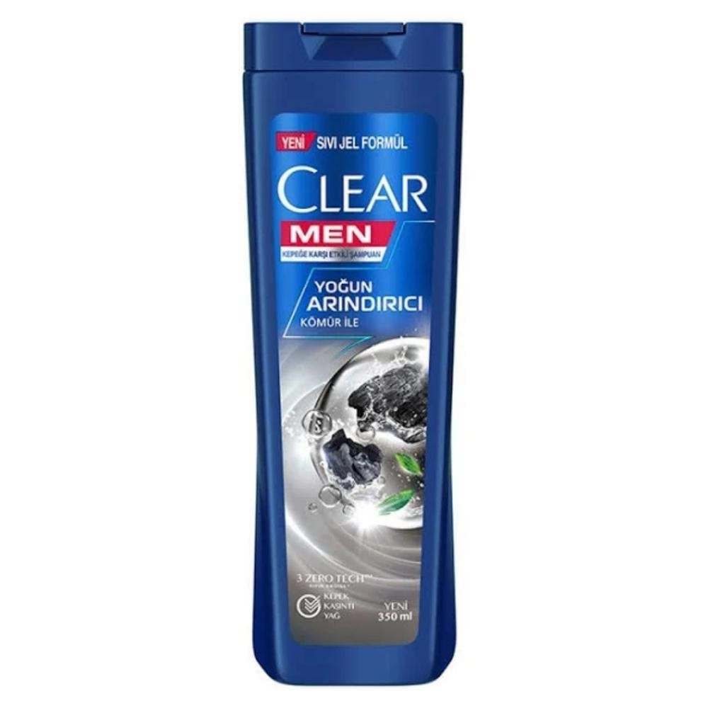 Clear Men Kepeğe Karşı Etkili Şampuan Yoğun Arındırıcı Kömür Ile 350 Ml