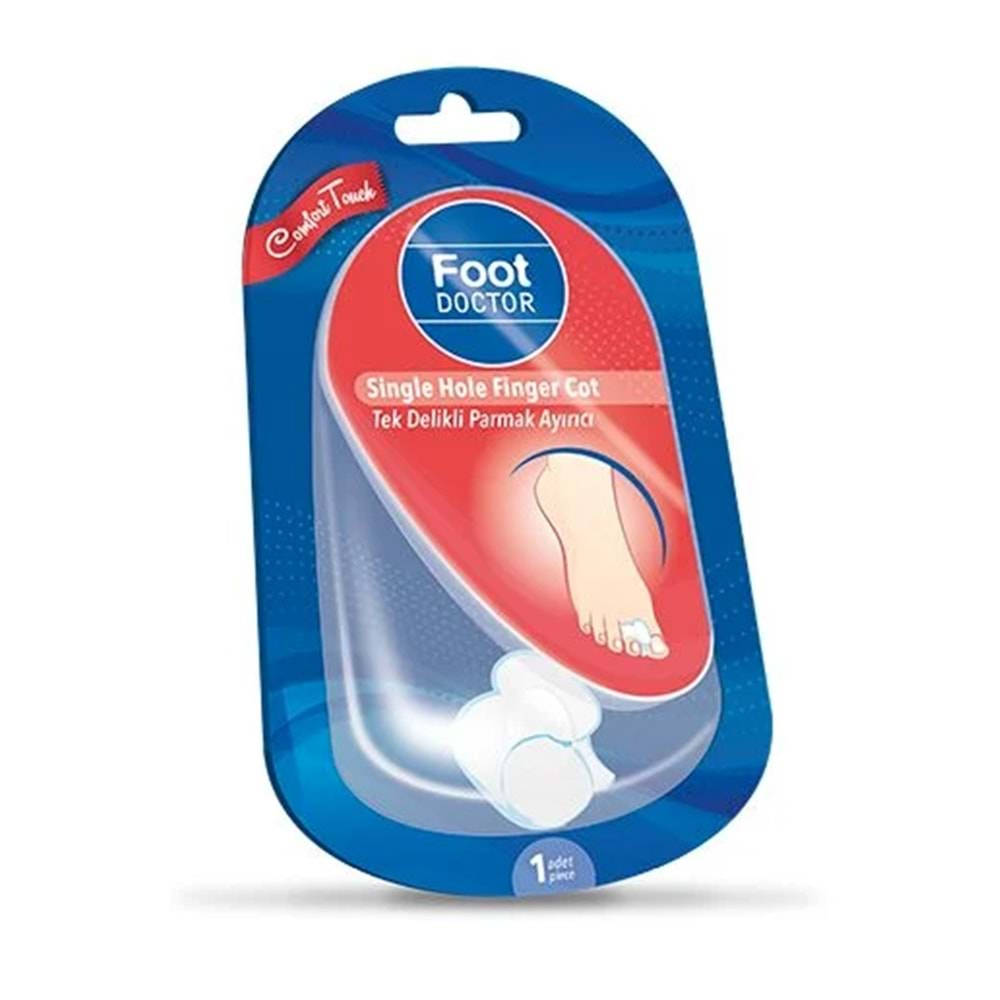 FOOT DOCTOR ÇİFT DELİKLİ YAN KORUYUCULU PARMAK AYIRICI