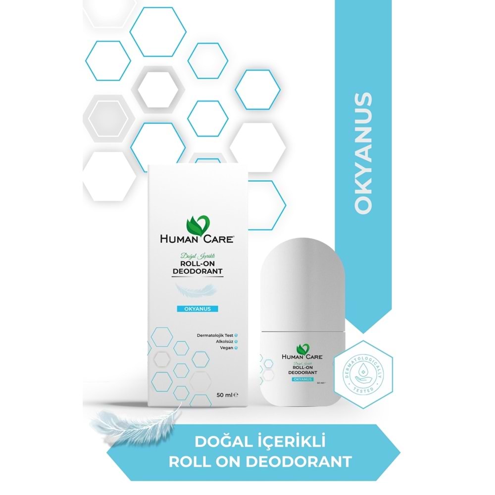 Human Care Doğal Roll On Deodorant Okyanus Kokulu 50 ml