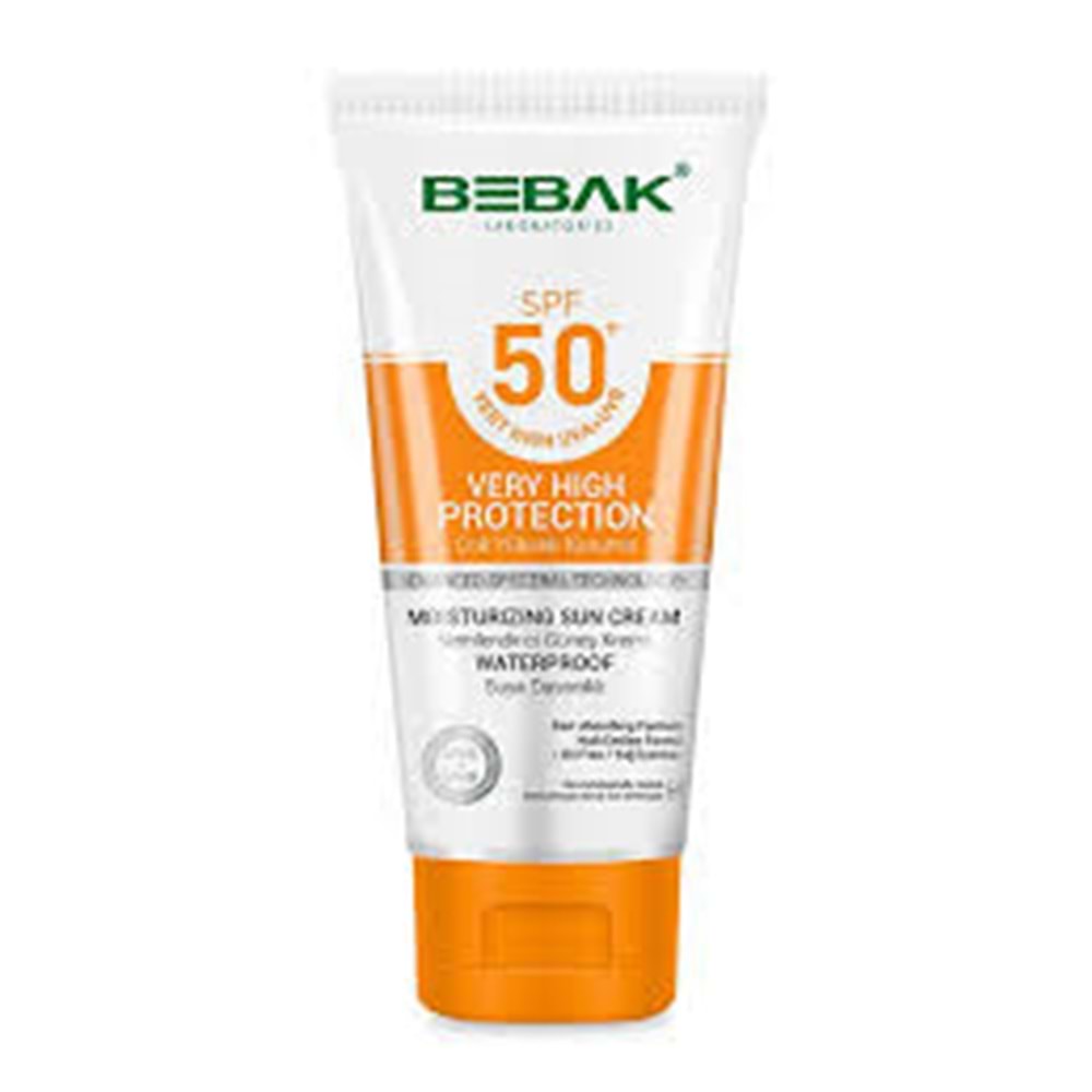Bebak Nemlendirici Güneş Kremi 50 Spf 75 ml Tüp