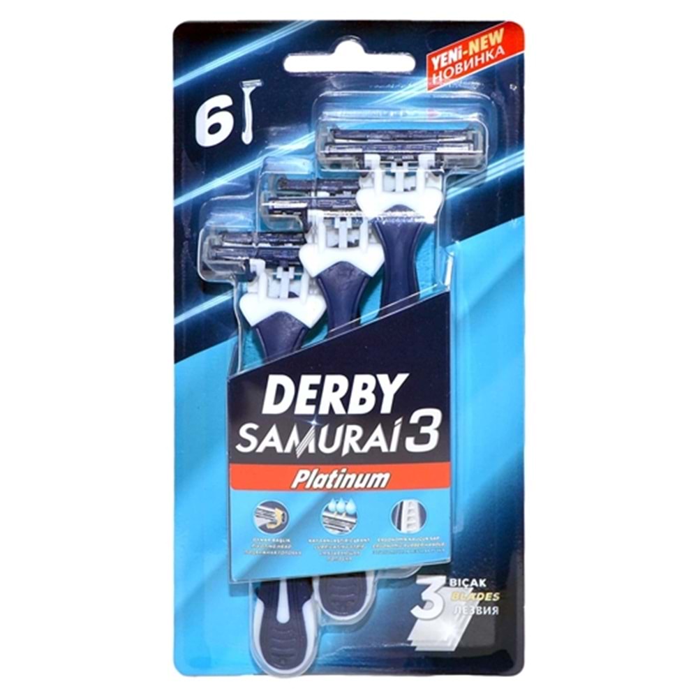 Derby Samurai Platınum 3 6 Lı Blister