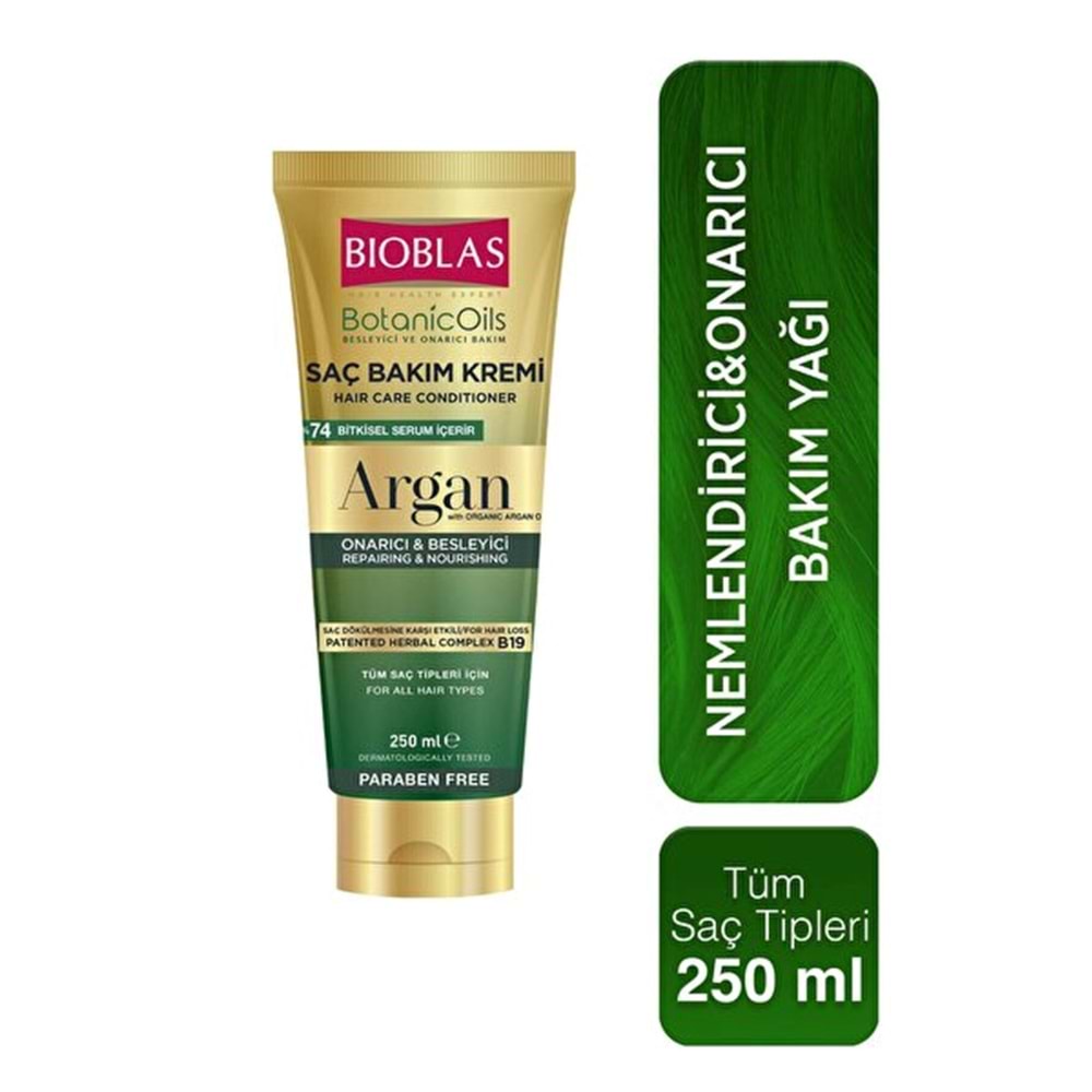 Bioblas Botanic Oils Argan Yağlı Saç Kremi 250 Ml