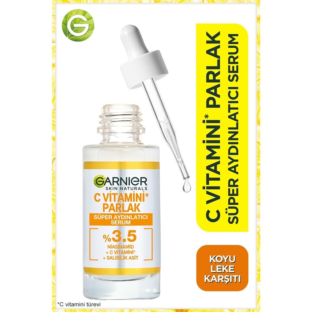 Garnier C Vitamini Parlak Süper Aydınlatıcı Serum 30 Ml 3600542433341